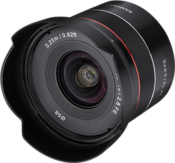 Samyang AF 18mm F2.8 FE - Ultragroothoekobjectief voor Sony E - Lichtgewicht 170g - Zwart