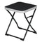 Esituro Campingtafel - Opvouwbaar - Draagbaar - 40,5x40,5x50 cm - Zwart
