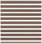 vidaXL - Zebra - rolgordijn - 140x100 - cm - stofbreedte - 135,9cm - polyester - bruin