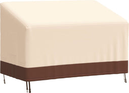 vidaXL - Tuinhoes - 3-zitsbank - 600D - 132x71x56/81 - cm - oxford - beige