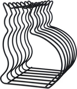 Balvi Tijdschriftenrek Magazinerek - Kat metaal - H 28 cm