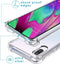 iMoshion Hoesje Geschikt voor Samsung Galaxy A40 Hoesje Met Koord - iMoshion Design Hoesje met Koord - Wit / Transparant / Dandelion