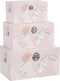 Kofferset 65 x 38 x 35 cm Canvas DMF (3 Onderdelen)