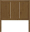 vidaXL - Hoofdbord - 95,5x4x100 - cm - massief - grenenhout - honingbruin