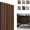 Perel Akoestisch wandpaneel - 1250 x 300mm - Geluidsabsorberend - Donker Walnoot (set van 4)