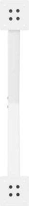 vidaXL - Eettafelpoten - 2 - st - X-vormig - 80x(72-73) - cm - staal - wit