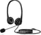 HP Stereo USB Headset G2 - Hoofdtelefoon met microfoon - Draad - Zwart