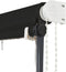 vidaXL - Luifel - uittrekbaar - met - LED - 100x150 - cm - antraciet