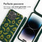 iMoshion Hoesje Geschikt voor iPhone 14 Pro Hoesje Met Koord - iMoshion Siliconen design hoesje met koord - Groen / Avocado Green