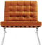 Fauteuil Barcelona Rood