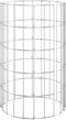 vidaXL - Gabion - paal - rond - Ø100x100 - cm - gegalvaniseerd - staal
