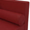 vidaXL - Chaise - longue - met - kussens - en - bolster - kunstleer - wijnrood
