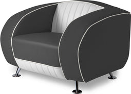 Bel Air Retro Fauteuil SF-01CB Zwart