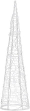 vidaXL - Lichtkegel - decoratief - LED - 60 - cm - warmwit - acryl
