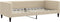 vidaXL - Slaapbank - 90x200 - cm - stof - crèmekleurig
