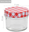 vidaXL - Jampotten - met - zilverkleurige - deksels - 24 - st - 110 - ml - glas