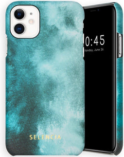 Selencia Hoesje Geschikt voor iPhone 11 Hoesje - Selencia Maya Fashion Backcover - blauw