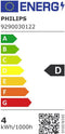 Philips LED Kaarslamp - E14 - Dimbaar 3.4 W 470 lm warmwit licht
