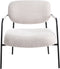 AUSVIKA - Fauteuil - Lichtbeige - Polyester