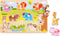 Tooky Toy Houten Vormenpuzzel - Educatief Speelgoed - Dieren 10-delig