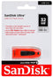 SanDisk SDCZ48-064G-U46R - USB Flash Drive - 64GB - 130MB/s leessnelheid - Rood