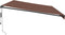 vidaXL - Luifel - automatisch - uittrekbaar - met - LED's - 600x350 - cm - bruin