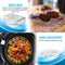 LifeNeeds (2021) - 8-delige Airfryer Accessoireset - Voor heteluchtfriteuse - Zwart en Zilver