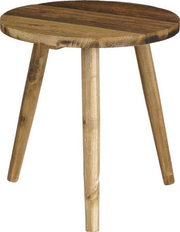 Mica Decorations Bold - Bijzettafel - gerecycled hout - H35 x D33 cm - bruin