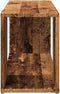 vidaXL - Tv-meubel - 80x24x32cm - bewerkt - hout - oud - houtkleurig