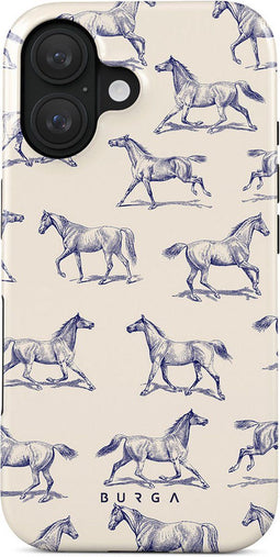 Burga Tough Case geschikt voor Apple iPhone 16 Plus - Derby Race