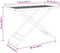 vidaXL - Tuintafel - inklapbaar - 110x55x75 - cm - bamboe