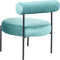 Fauteuil ALPHA Fluweel Turquoise