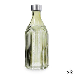 Quid Maison - Waterfles 1 L - Glas - Groen (12 stuks)
