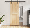 vidaXL - Schuifdeur - met - beslag - 80x210 - cm - massief - grenenhout