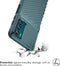 imoshion Hoesje Geschikt voor Motorola Moto G42 Hoesje Siliconen - imoshion Thunder Backcover - Groen