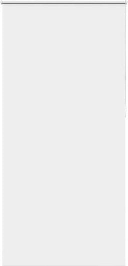 vidaXL - Rolgordijn - verduisterend - 105x210 - cm - stofbreedte - 100,7 - cm - wit