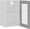 vidaXL - Hangkast - Lyon - 40x31x60 - cm - bewerkt - hout - betongrijs