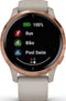 Garmin Venu - Smartwatch - GPS muziek en gezondheidsmonitoring - Rosé Goud (Grijs)