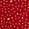 Fééric Lights and Christmas Kerst Loper - Tafelloper - 30x300cm - Rood/Goud