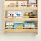 SoBuy KMB08-K-N - Kinderboekenkast - 4 niveaus - Houtkleur 60 x 12 x 80 cm