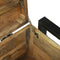 vidaXL - Opbergdoos - 80x35x45 - cm - Massief - Ruw - Mangohout