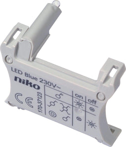 NIKO Original - LED lamp - Automatische aansluiting 230V - Blauw
