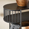 SoBuy FSB90-SCH - Console tafel - Multifunctioneel gangmeubel met 3 opbergplanken - Zwart 110x39x76 cm