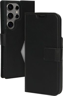 Mobiparts Galaxy S24 Ultra - Classic Wallet Case - Ruimte voor pasjes - Zwart