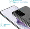 iMoshion Hoesje Geschikt voor Samsung Galaxy S20 Plus Hoesje Siliconen - iMoshion Design hoesje - Zwart / Transparant / Splatter Black