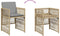 vidaXL - Tuinstoelen - 4 - st - met - kussens - poly - rattan - gemengd - beige