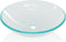 vidaXL - Wastafel - met - kraan - en - pop-up - afvoer - gehard - glas - goudkleurig