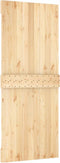vidaXL - Schuifdeur - met - beslag - 85x210 - cm - massief - grenenhout