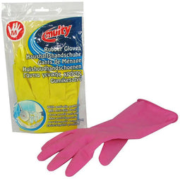 Multy - Huishoudhandschoen multy latex medium assorti | 96 stuks