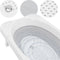 Bathroom - Solutions - Babybadje - inklapbaar - wit - en - grijs